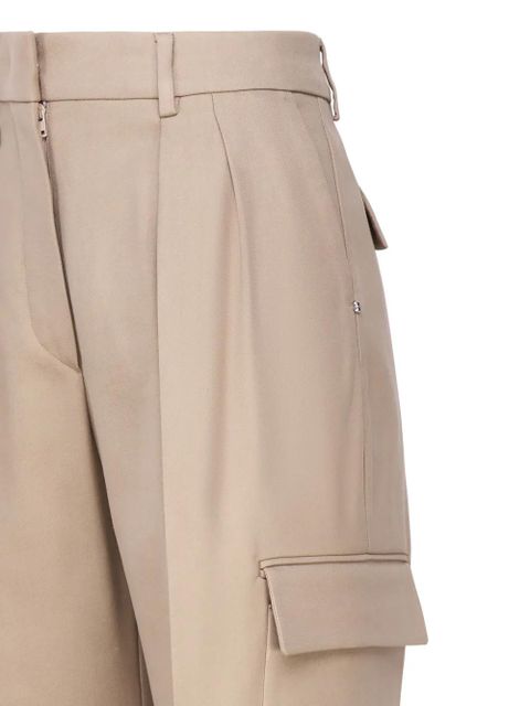 Sportmax pleat-detail cargo trousers - Neutrals - zdjęcie produktu nr 2