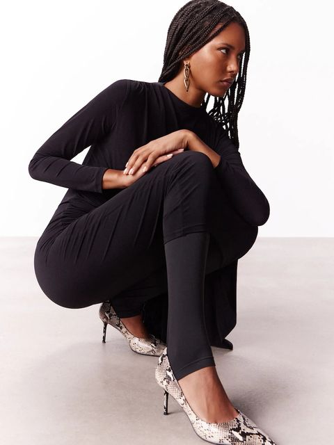 Answear.LAB szpilki skórzane kolor beżowy - zdjęcie produktu nr 1