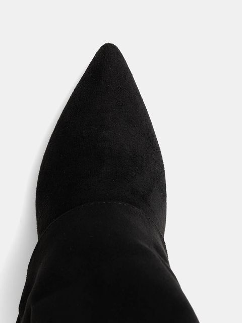 Answear.LAB kozaki kolor czarny na słupku