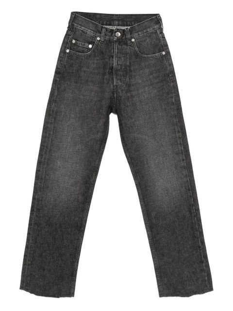 Maison Margiela frayed straight-leg jeans - Black - zdjęcie produktu nr 1