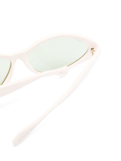 Gucci Eyewear cat-eye frame sunglasses - White - zdjęcie produktu nr 2