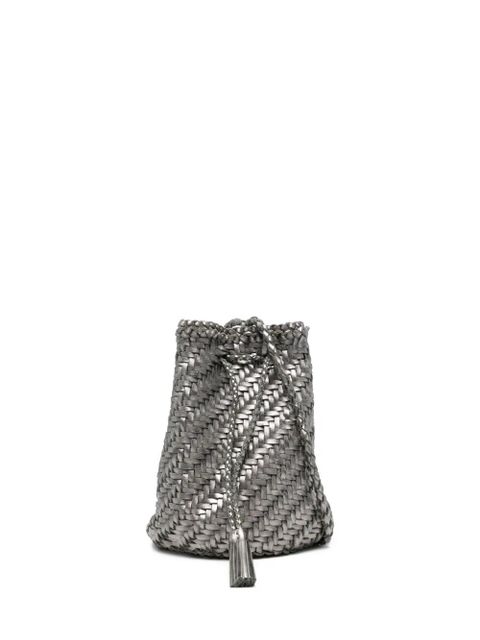 DRAGON DIFFUSION Pompom Double Jump cross body bag - Silver - zdjęcie produktu nr 1