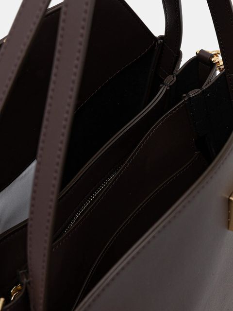 Themoire torebka kolor brązowy TMFW25EUDN109