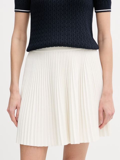 Lacoste spódnica plisowana z wiskozą - zdjęcie produktu nr 1