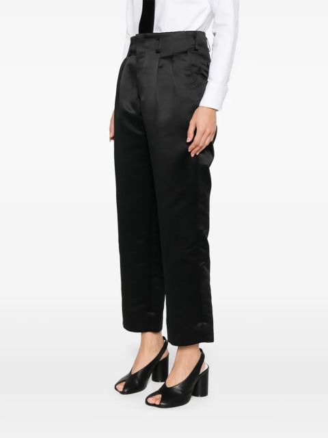 Comme Des Garçons cropped tailored trousers - Black
