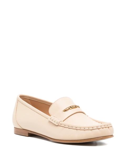 Chloé leather penny loafers - Neutrals - zdjęcie produktu nr 2