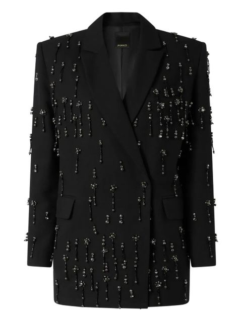 PINKO Pallauovo double-breasted blazer - Black - zdjęcie produktu nr 1