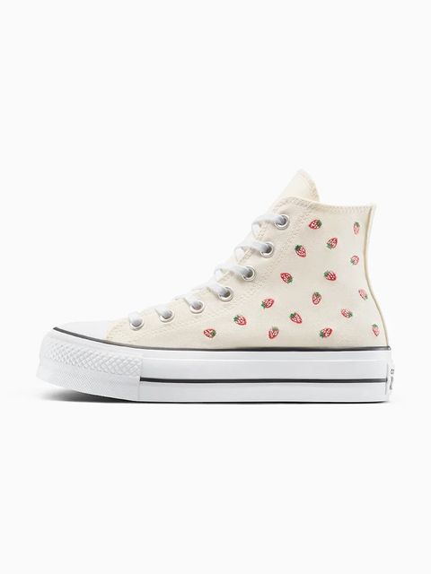 Converse trampki Chuck Taylor All Star Lift kolor beżowy A14934C