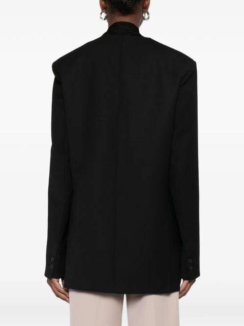 The Frankie Shop single-breasted blazer - Black