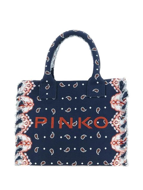 PINKO paisley-pattern tote bag - Blue - zdjęcie produktu nr 1