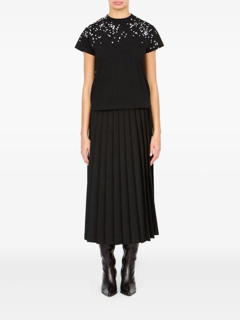 MM6 Maison Margiela printed short-sleeve T-shirt - Black