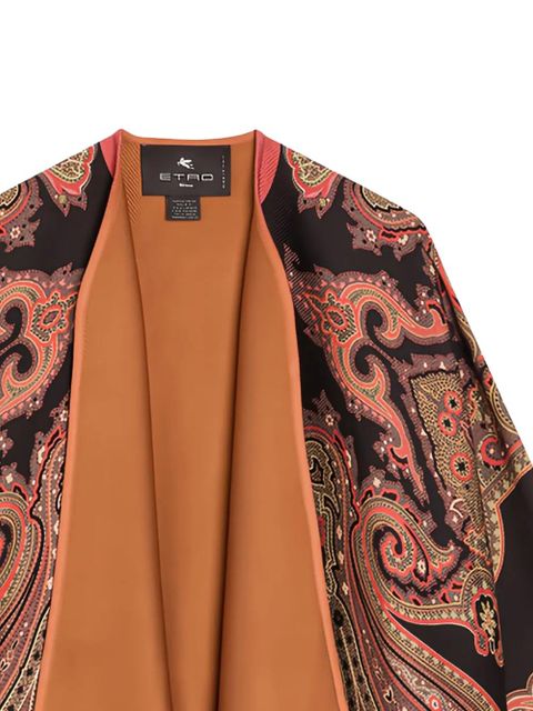 ETRO paisley-pattern cape - Black - zdjęcie produktu nr 2