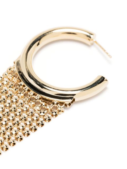 Rabanne Pixel hoop earrings - Gold