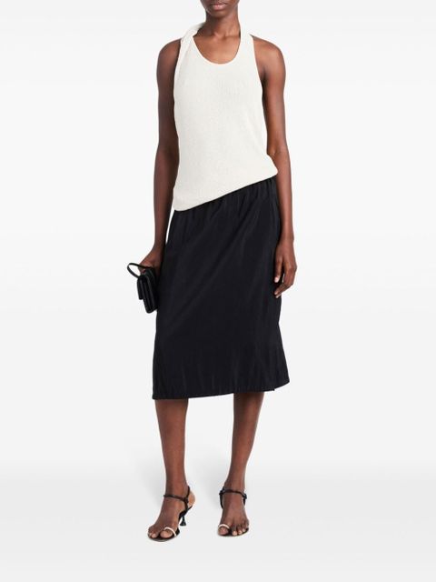 Proenza Schouler knitted halterneck top - White