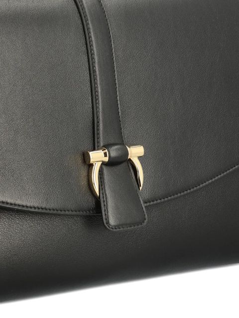 Ferragamo front-flap shoulder bag - Black