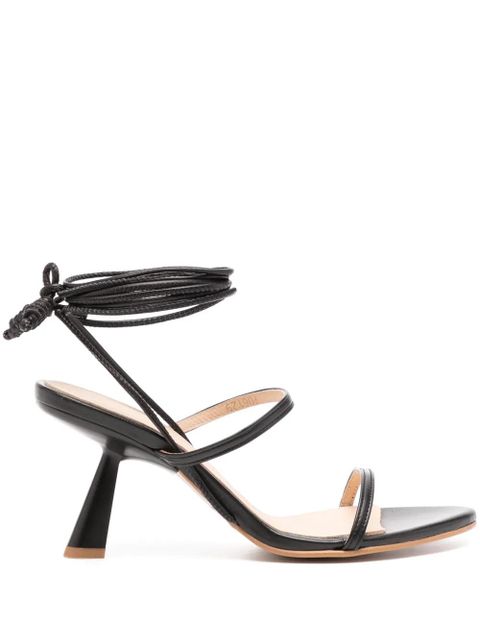 ALOHAS Kendra 65mm leather sandals - Black - zdjęcie produktu nr 1