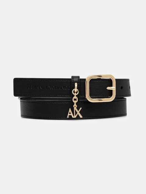 Armani Exchange pasek damski kolor czarny XW001601 AF15634 - zdjęcie produktu nr 1