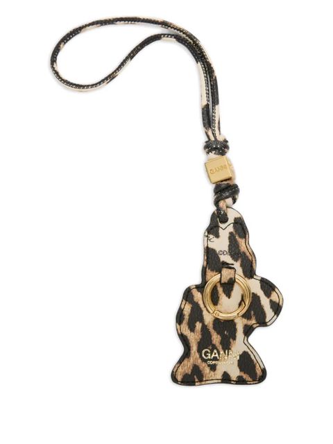GANNI x Disney animal-print keyring - Brown - zdjęcie produktu nr 2