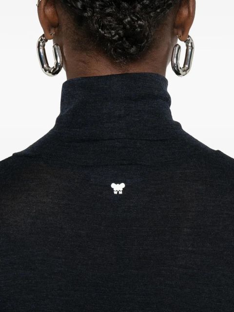 Weekend Max Mara roll-neck long-sleeve top - Blue