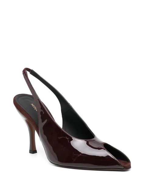 NEOUS 90mm Hamal pumps - Brown - zdjęcie produktu nr 2