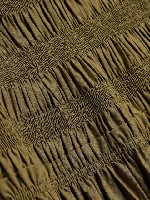 Faithfull the Brand Ale shirred midi dress - Green - zdjęcie produktu nr 2