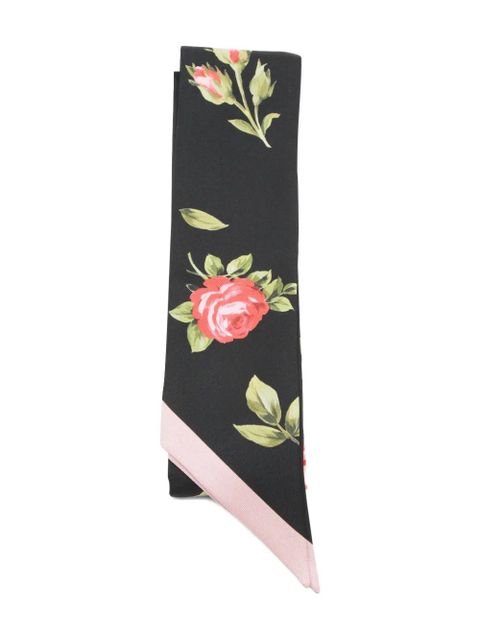 Dolce & Gabbana floral scarf - Black