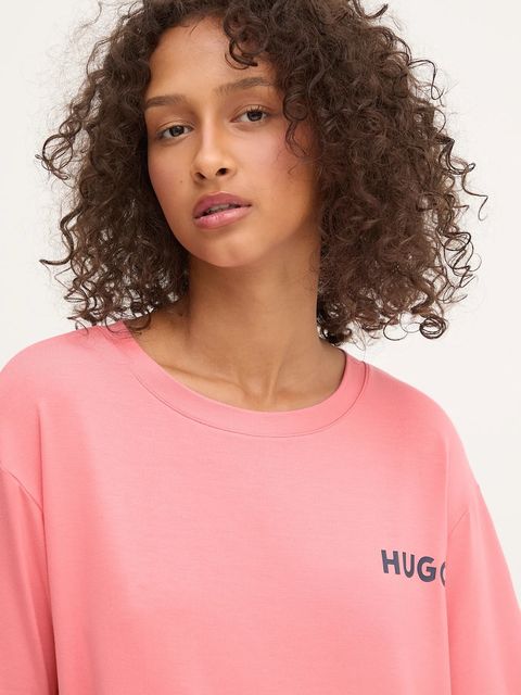 HUGO t-shirt lounge kolor niebieski 50490707