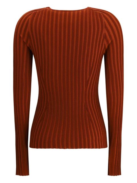 Gabriela Hearst Karlene ribbed sweater - Orange - zdjęcie produktu nr 2