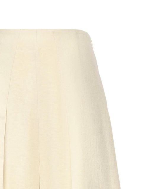 Loro Piana pleated palazzo long skirt - Neutrals