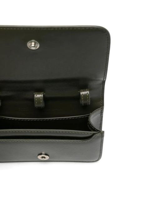 AMI Paris Ami de Coeur strap wallet - Green