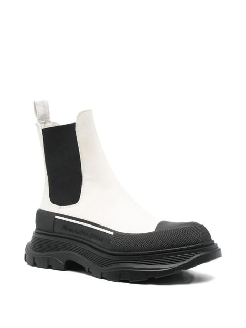Alexander McQueen 45mm Slick platform chelsea boots - Black - zdjęcie produktu nr 2