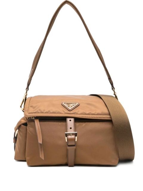 Prada triangle-logo cross body bag - Brown - zdjęcie produktu nr 1