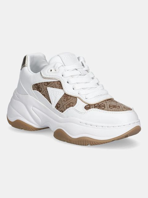 Guess sneakersy HAPYY4 damskie kolor biały FLTHP4 FAL12 - zdjęcie produktu nr 1