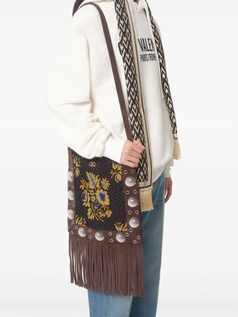 Valentino Garavani Chez Valentino-print hoodie - White