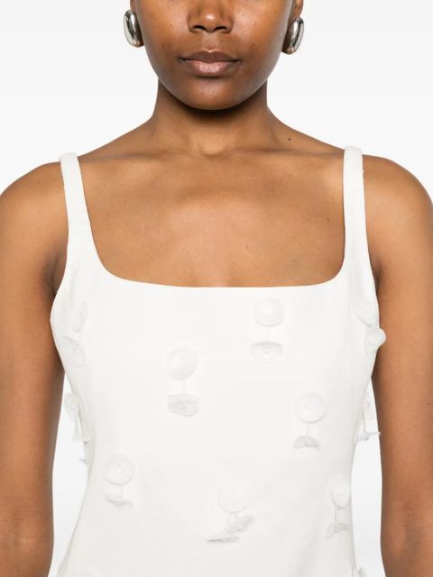 Simkhai Cailinn floral mini dress - White