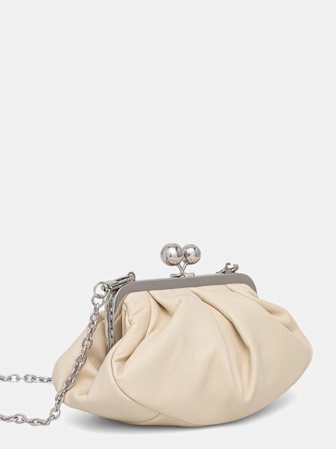 Weekend Max Mara torebka skórzana PRATI kolor beżowy 2525516204600 - zdjęcie produktu nr 2