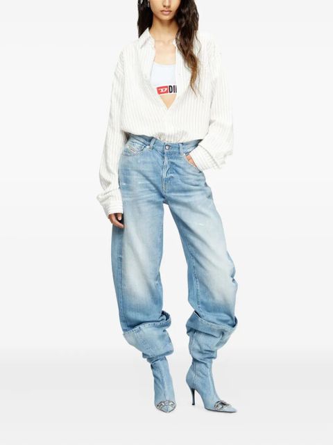 Diesel Ufsb Oriba logo detail bra - White