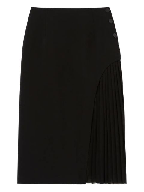 Claudie Pierlot pleated-panel skirt - Black - zdjęcie produktu nr 1