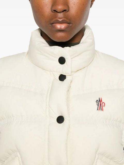 Moncler Grenoble quilted-panelled gilet - White
