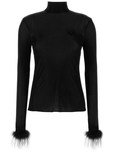 Prada jersey sweater - Black - zdjęcie produktu nr 1