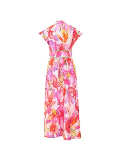 FARM Rio Artsy Flora bow-detail midi dress - Pink - zdjęcie produktu nr 2