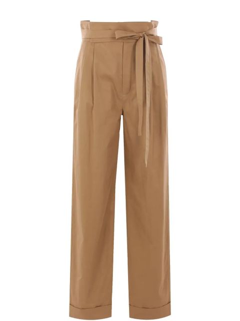Saint Laurent cotton trousers - Brown