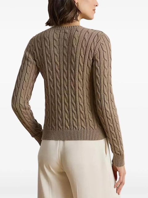 Lauren Ralph Lauren cable-knit cardigan - Brown