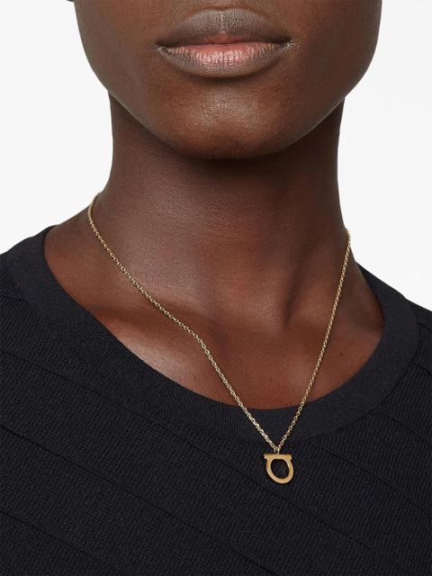 Ferragamo large Gancini pendant necklace - Gold - zdjęcie produktu nr 2