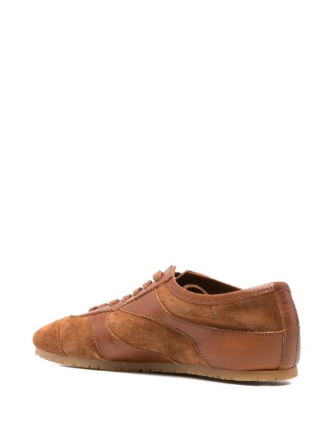 Copenhagen panelled leather sneakers - Brown
