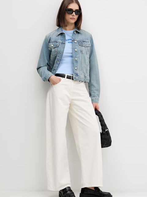 Tommy Jeans top damski bawełniany z elastanem - zdjęcie produktu nr 1