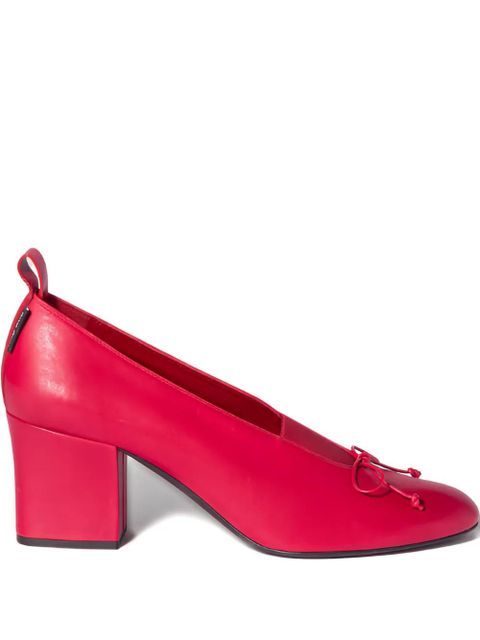 Miu Miu 65mm block-heel pumps - Red