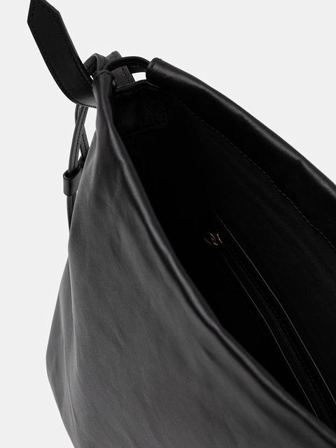 Pinko torebka skórzana kolor czarny 104359 A0QO