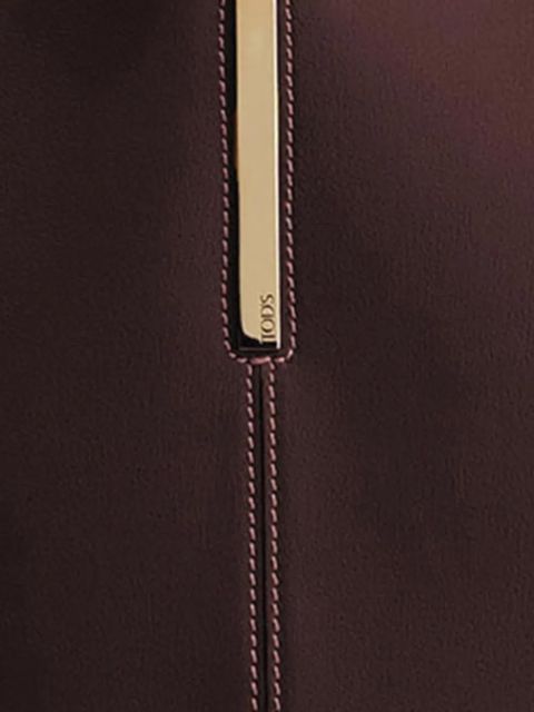 Tod's small leather tote bag - Brown