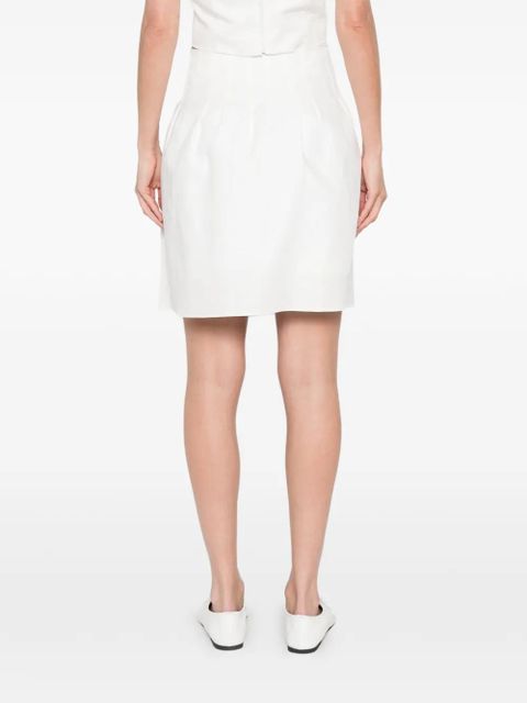 SHUSHU/TONG sequin-embellished mini skirt - White